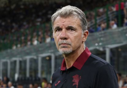 MILAN, ITALY - AUGUST 25: Marco Baroni, Head Coach of Torino, looks on prior to the Serie A match between FC Internazionale and Torino FC at Giuseppe Meazza Stadium on August 25, 2025 in Milan, Italy. (Photo by Marco Luzzani/Getty Images)