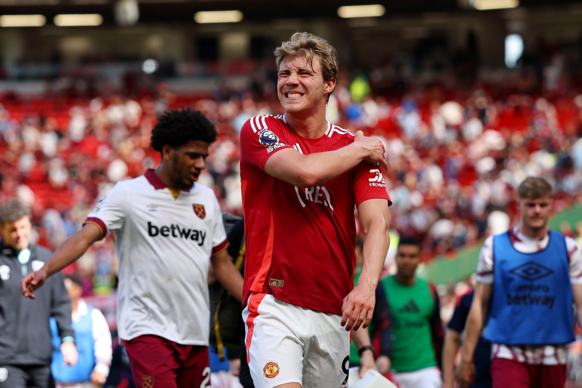 Rasmus Hojlund en el Manchester United, imagen de archivo