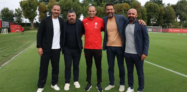 Video: Italy coach Gattuso visits former club AC Milan – latest