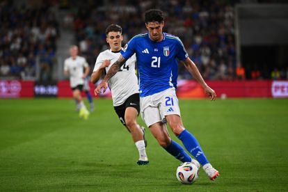 Bergamo, Italia - 05 September: Alessandro Bastoni dari Italia beraksi selama pertandingan kualifikasi Piala Dunia FIFA 2026 antara Italia dan Estonia di Stadio di Bergamo pada 05 September 2025 di Bergamo, Italia. (Foto oleh matttia Ozbot/Getty Images)