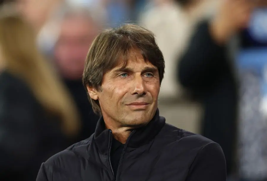 Antonio Conte on the touchline
