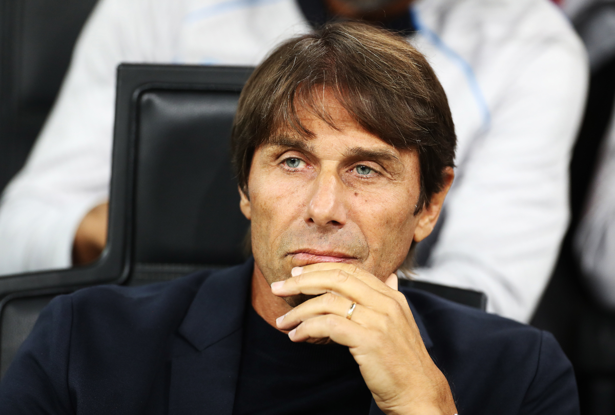 MILAN, ITALY - SEPTEMBER 28: Antonio Conte, Head Coach of Napoli during the Serie A match between AC Milan and SSC Napoli at Giuseppe Meazza Stadium on September 28, 2025 in Milan, Italy. (Photo by Marco Luzzani/Getty Images)