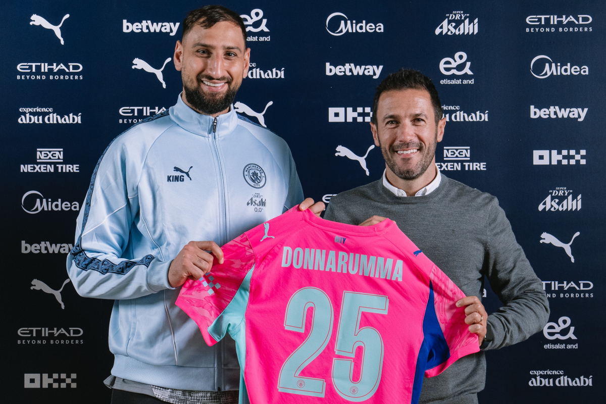 Gianluigi Donnarumma joins Manchester City (@mancity)