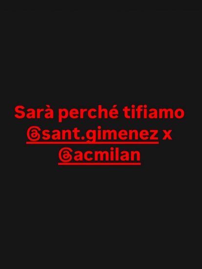 Agen Santiago Gimenez Rafaela Pimenta memperingatkan dia tinggal di Milan