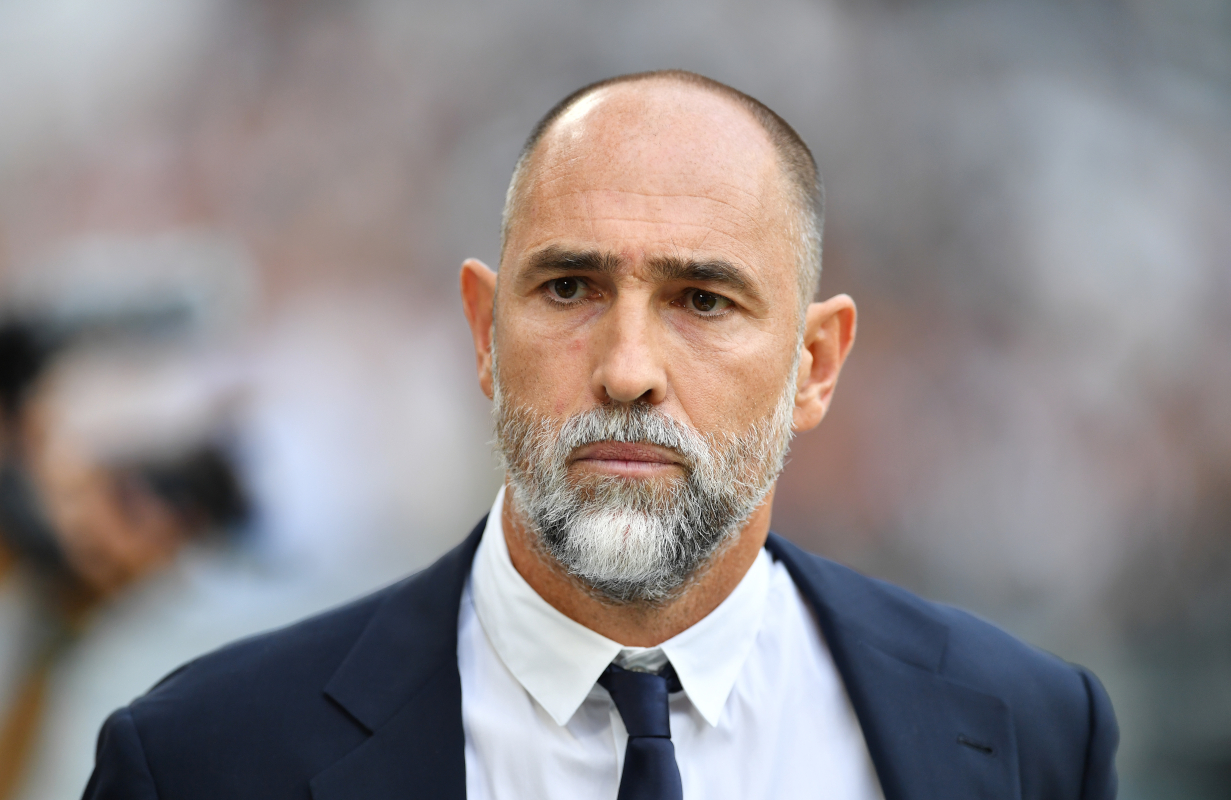 TURIN, ITALY - SEPTEMBER 13: Igor Tudor, Head Coach of Juventus, looks on prior to the Serie A match between Juventus FC and FC Internazionale at on September 13, 2025 in Turin, Italy. (Photo by Valerio Pennicino/Getty Images)