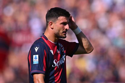 BOLOGNA, ITALY - SEPTEMBER 20: Riccardo Orsolini of Bologna FC during the Serie A match between Bologna FC 1909 and Genoa CFC at Renato Dall'Ara Stadium on September 20, 2025 in Bologna, Italy. (Photo by Alessandro Sabattini/Getty Images)