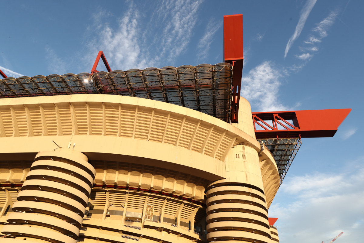 Vista externa do Estádio San Siro