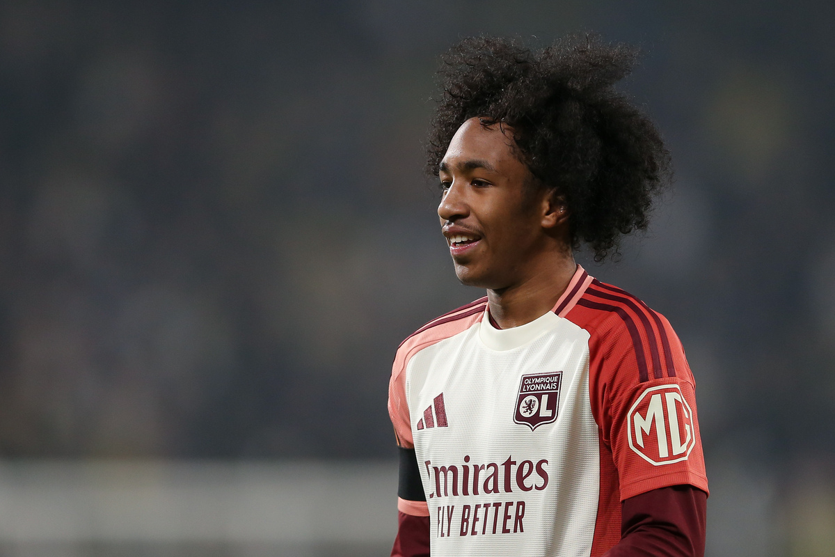 ISTANBUL, TURKEY - JANUARY 23: Malick Fofana of Olympique Lyonnais looks on during the UEFA Europa League 2024/25 League Phase MD7 match between Fenerbahce SK and Olympique Lyonnais at  on January 23, 2025 in Istanbul, Turkey. (Photo by Ahmad Mora/Getty Images)
