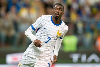 WROCLAW, POLAND - SEPTEMBER 5: Ousmane Dembele of France looks on during the FIFA World Cup 2026 qualifier match between Ukraine and France at Tarczynski Arena on September 5, 2025 in Wroclaw, Poland. (Photo by Mateusz Slodkowski/Getty Images)