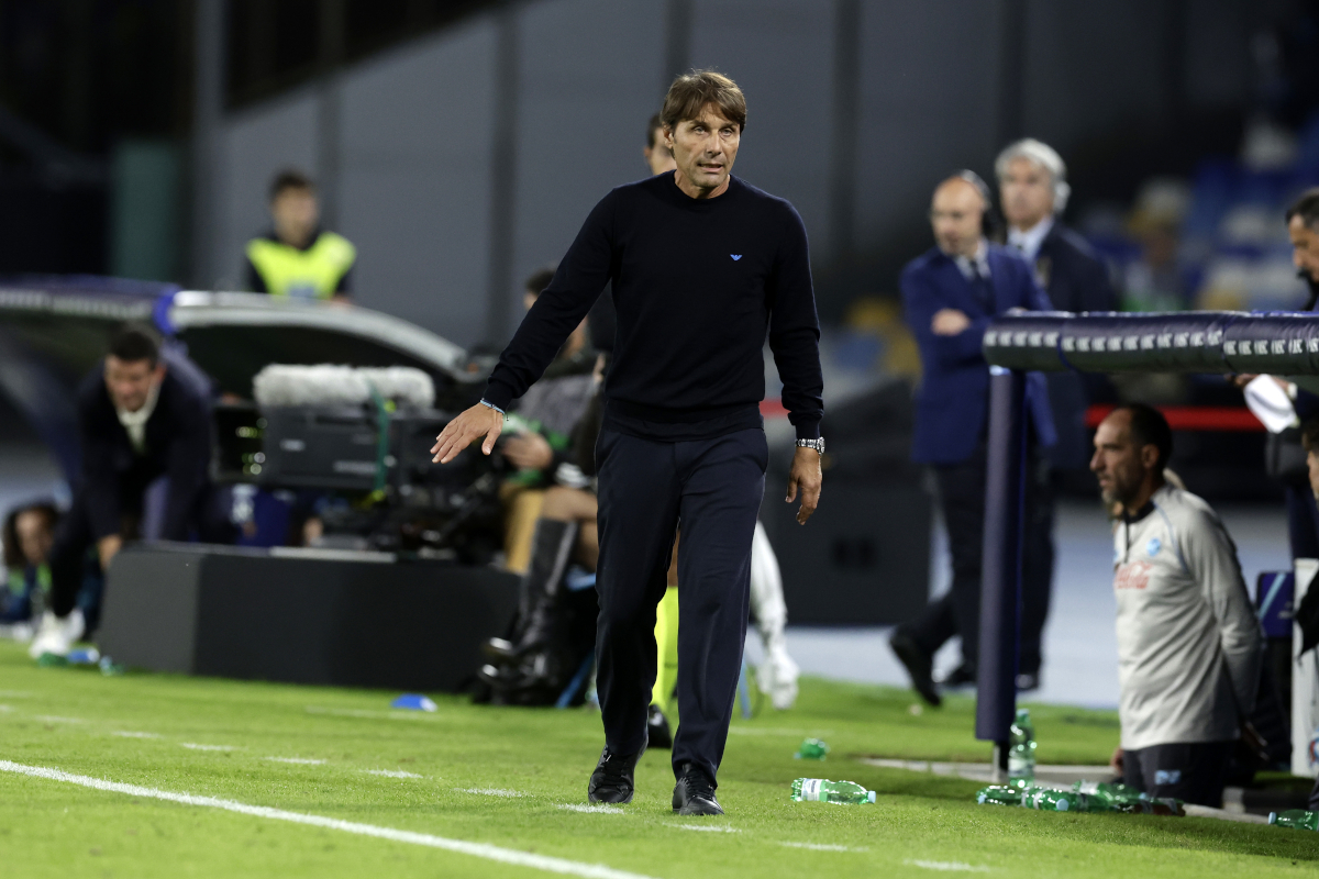 'Napoli not getting killed ' in 3-1 victory NAPLES, ITALY - OCTOBER 25: Antonio Conte SSC Napoli head coach during the Serie A match between SSC Napoli and FC Internazionale at Stadio Diego Armando Maradona on October 25, 2025 in Naples, Italy. (Photo by Francesco Pecoraro/Getty Images)