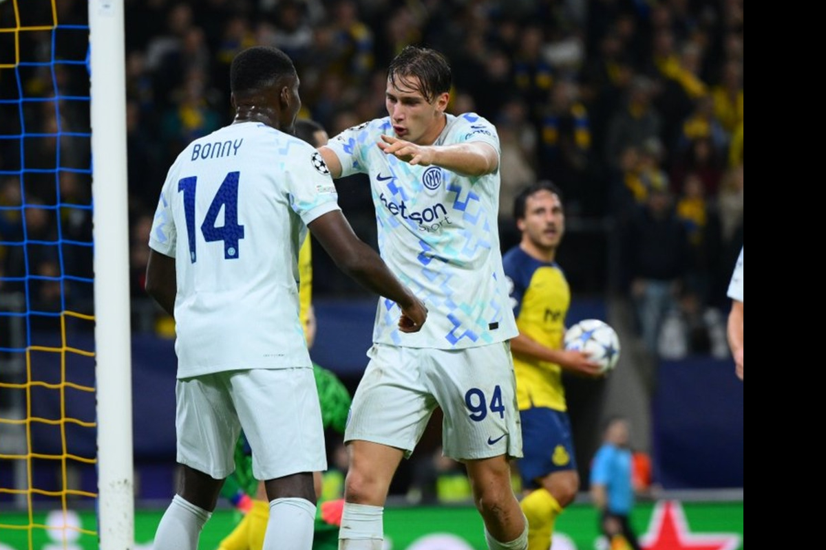 Francesco Pio Esposito & Ange-Yoan Bonny ( @inter )
