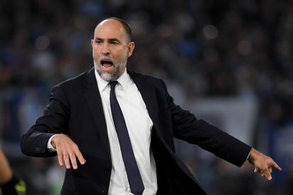 ROME, ITALY - OCTOBER 26: Juventus head coach Igor Tudor reacts during the Serie A match between SS Lazio and Juventus FC at Stadio Olimpico on October 26, 2025 in Rome, Italy. (Photo by Marco Rosi - SS Lazio/Getty Images)