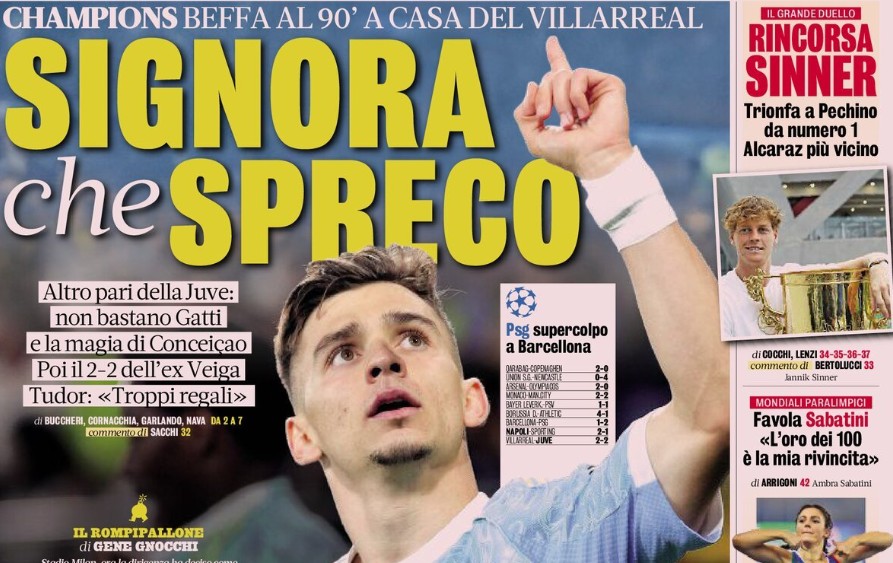 Today’s Papers – Hojlundland and wasteful Juventus