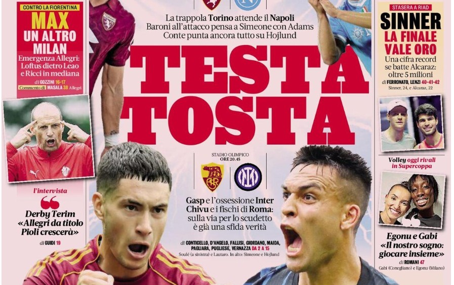 Today’s Papers – Challenge for the top spot