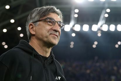 BERGAMO, ITALY - OCTOBER 28: Atalanta BC coach Ivan Juric looks on during the Serie A match between Atalanta BC and AC Milan at New Balance Arena on October 28, 2025 in Bergamo, Italy. (Photo by Marco Luzzani/Getty Images)