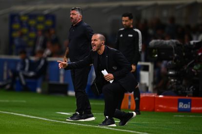 BERGAMO, ITALY - SEPTEMBER 05: Leonardo Bonucci of Italy during the FIFA World Cup 2026 qualifier match between Italy and Estonia at Stadio di Bergamo on September 05, 2025 in Bergamo, Italy. (Photo by Mattia Ozbot/Getty Images)