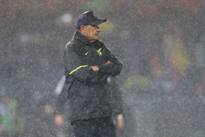 PISA, ITALY - OCTOBER 30: Maurizio Sarri manager of SS Lazio looks on during the Serie A match between Pisa SC and SS Lazio at Arena Garibaldi on October 30, 2025 in Pisa, Italy. (Photo by Gabriele Maltinti/Getty Images)