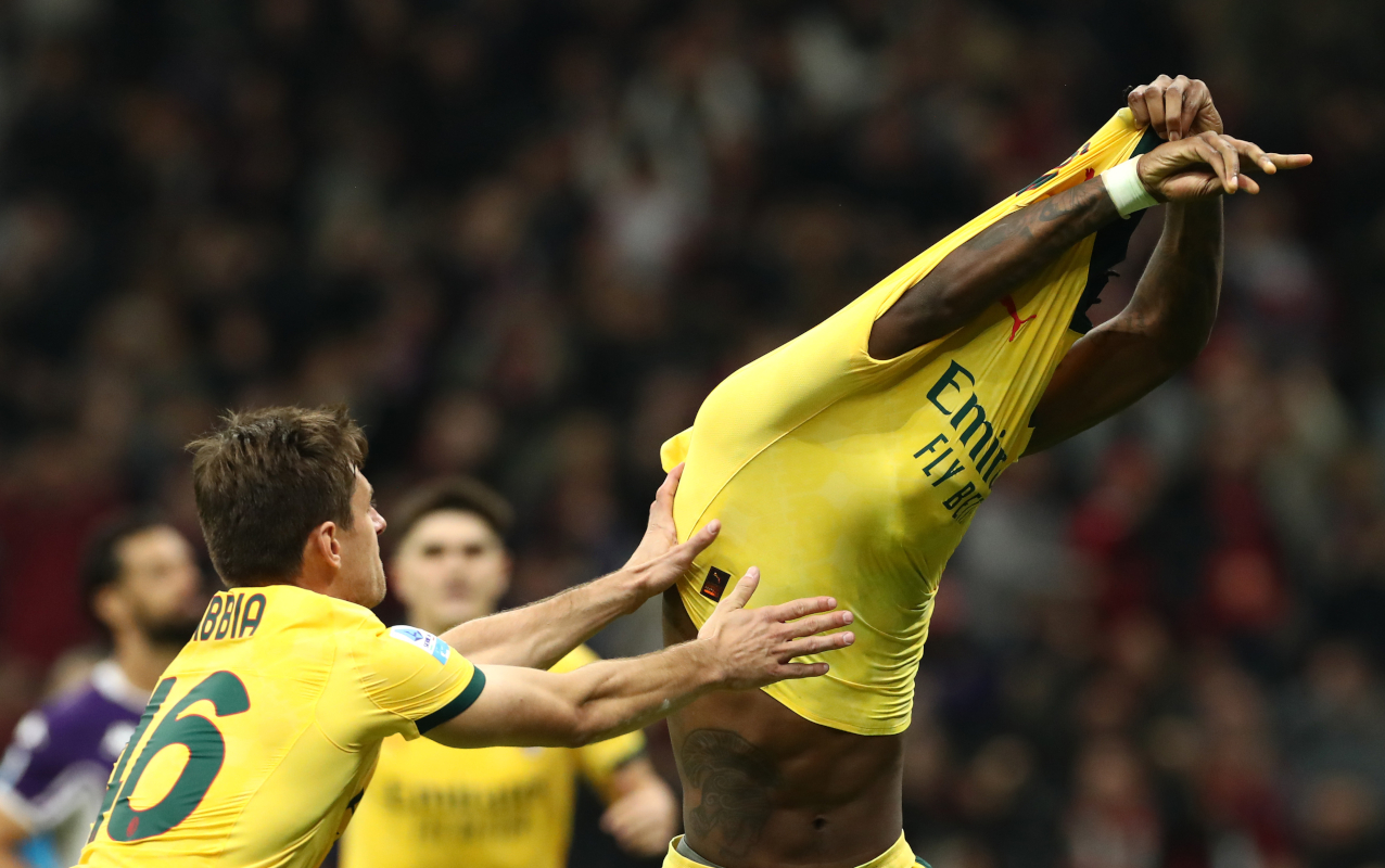 Saksikan: Gabbia terhindar dari kartu kuning Rafael Leao saat selebrasi gol AC Milan Saksikan: Gabbia terhindar dari kartu kuning Rafael Leao saat selebrasi gol AC Milan