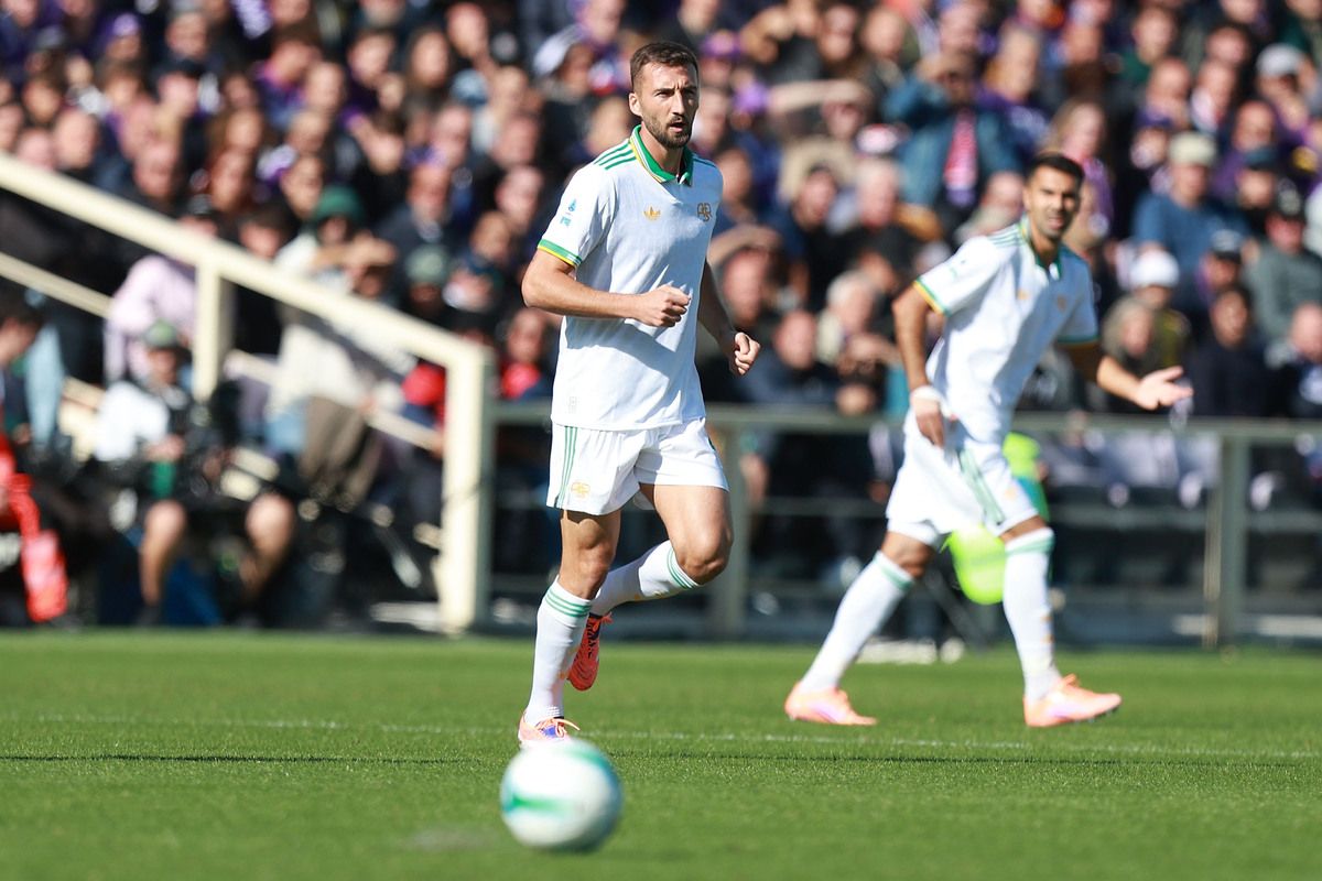 Bryan Cristante in action for AS Roma during a Serie A match