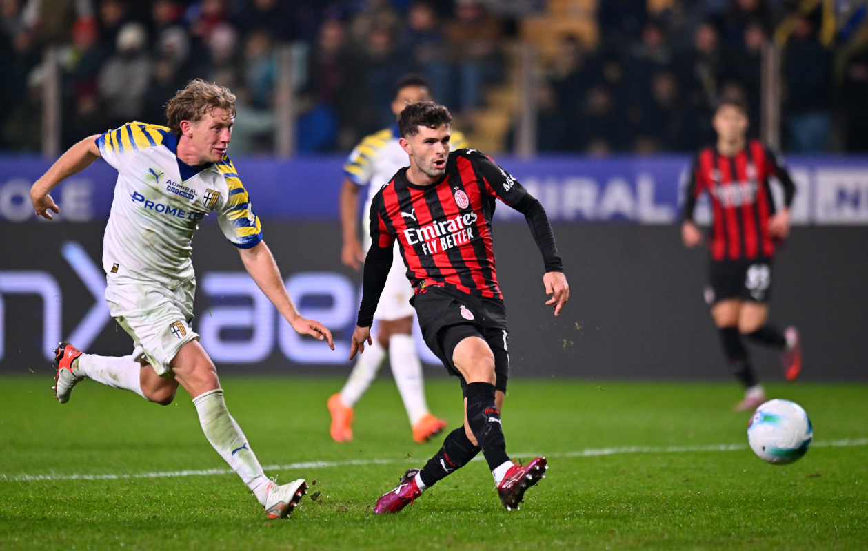 Pulisic injury update as Milan prepare for Coppa Italia clash with Lazio