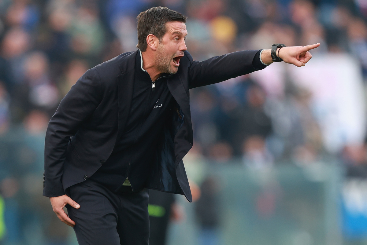 PISA, ITALY - NOVEMBER 30: Christian Chivu manager of FC Internazionale reacts during the Serie A match between Pisa SC and FC Internazionale at Arena Garibaldi on November 30, 2025 in Pisa, Italy. (Photo by Gabriele Maltinti/Getty Images)