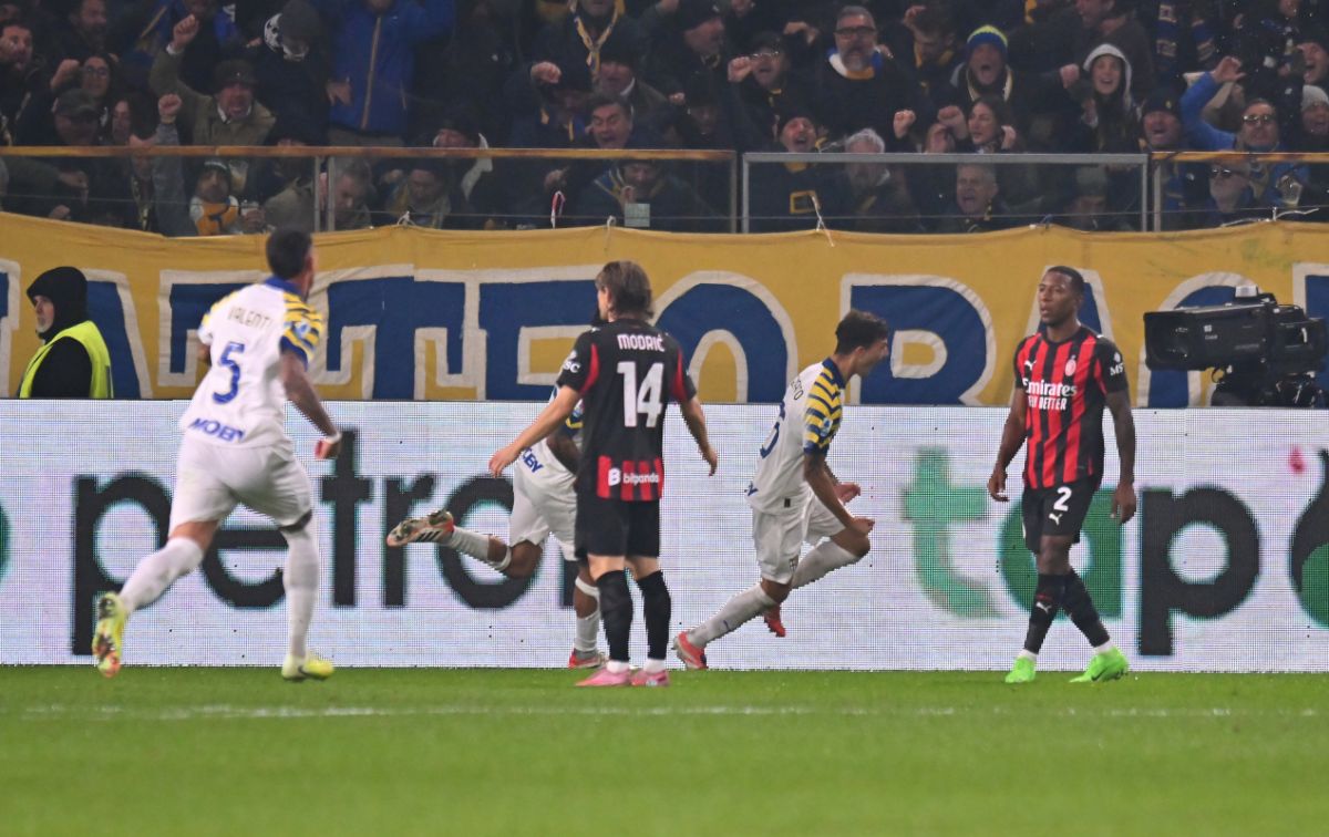 Gol de Enrico Delprato (Foto: Alessandro Sabattini/Getty Images)