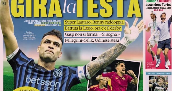 Today’s Papers – Shocking Conte, Inter and Roma at the top, Spalletti’s changes