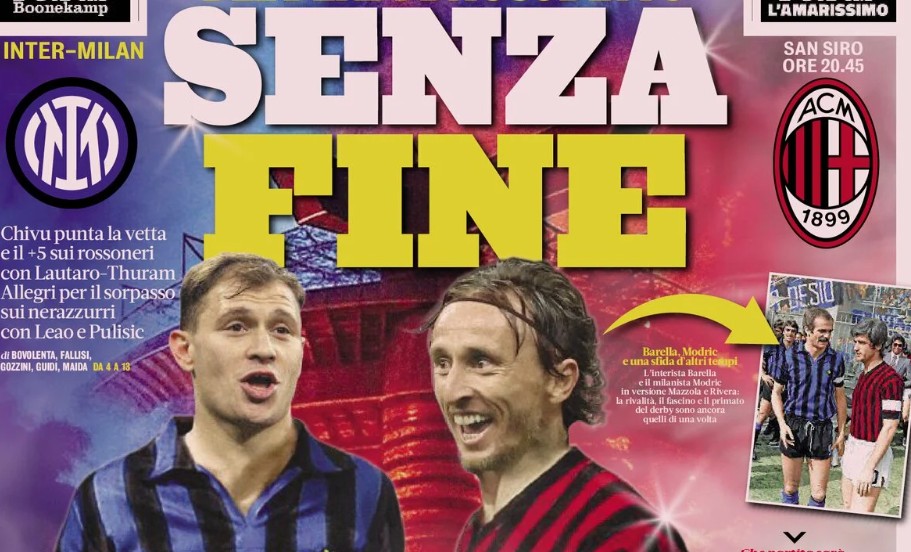 Today’s Papers – Endless Milan derby, Juventus stop again