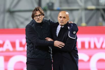 FLORENCE, ITALY - NOVEMBER 22: Head coach Paolo Vanoli manager of ACF Fiorentina and Head coach Luciano Spalletti manager of Juventus FC reacts during the Serie A match between ACF Fiorentina and Juventus FC at Artemio Franchi on November 22, 2025 in Florence, Italy. (Photo by Gabriele Maltinti/Getty Images)