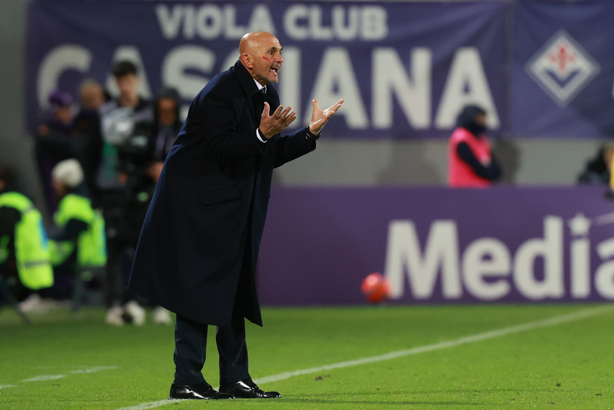 FLORENCE, ITALY - NOVEMBER 22: Head coach Luciano Spalletti manager of Juventus FC reacts during the Serie A match between ACF Fiorentina and Juventus FC at Artemio Franchi on November 22, 2025 in Florence, Italy. (Photo by Gabriele Maltinti/Getty Images)