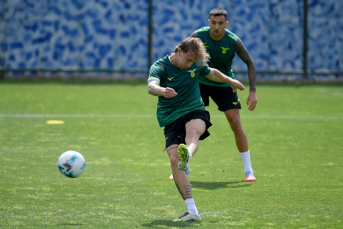 ISTANBUL, TURKEY - JULY 31: Nicolò Rovella of SS Lazio during the SS Lazio trainig session pre-season on July 31, 2025 in Istanbul, Turkey.  (Photo by Marco Rosi - SS Lazio/Getty Images)