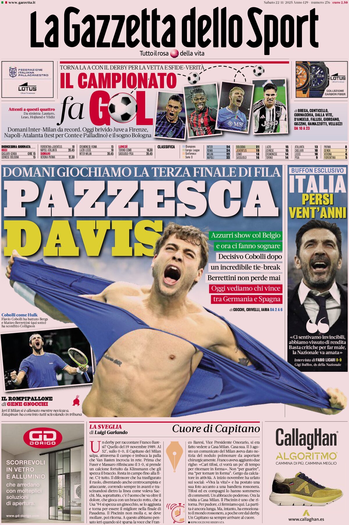 Serie A, la dello Sport vota Napoli: lo