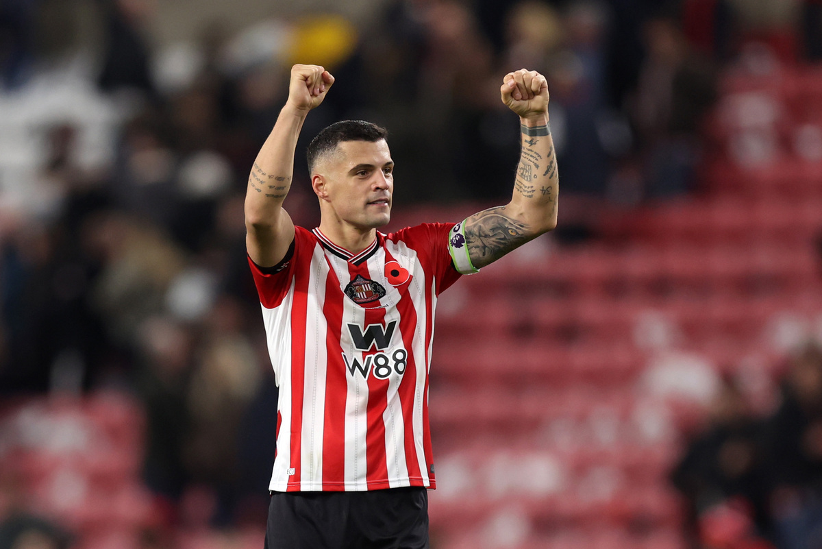Report Juventus keen to pounce on Xhaka six months into Sunderland spell