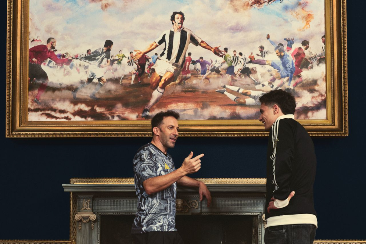 Alessandro Del Piero and Kenan Yildiz at the launch of his ADP collection with Adidas (@juventusfc)