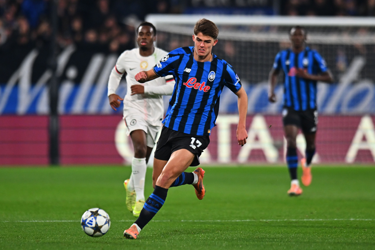 BERGAMO, ITALY - DECEMBER 09: Charles De Ketelaere of Atalanta BC during the UEFA Champions League 2025/26 League Phase MD6 match between Atalanta BC and Chelsea FC at Stadio di Bergamo on December 09, 2025 in Bergamo, Italy. (Photo by Alessandro Sabattini/Getty Images)