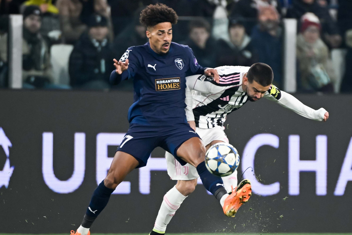 Edon Zhegrova plays for Juventus against Pafos in the Champions League (@juventusfc)