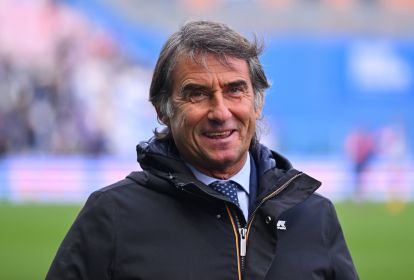 SASSUOLO, ITALY - DECEMBER 06: Giovanni Carnevali, US Sassuolo Calcio CEO, looks on prior to the Serie A match between US Sassuolo Calcio and ACF Fiorentina at Mapei Stadium Citta del Tricolore on December 06, 2025 in Sassuolo, Italy. (Photo by Alessandro Sabattini/Getty Images)