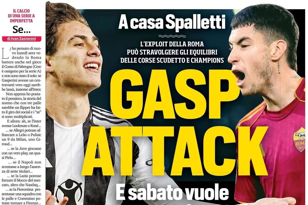 Today’s Papers: Inter blow, Gasp attack, Mainoo calls Conte