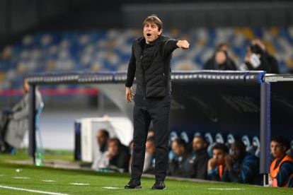 NAPLES, ITALY - JANUARY 31: Antonio Conte SSC Napoli head coach during the Serie A match between SSC Napoli and ACF Fiorentina at Stadio Diego Armando Maradona on January 31, 2026 in Naples, Italy. (Photo by Francesco Pecoraro/Getty Images)