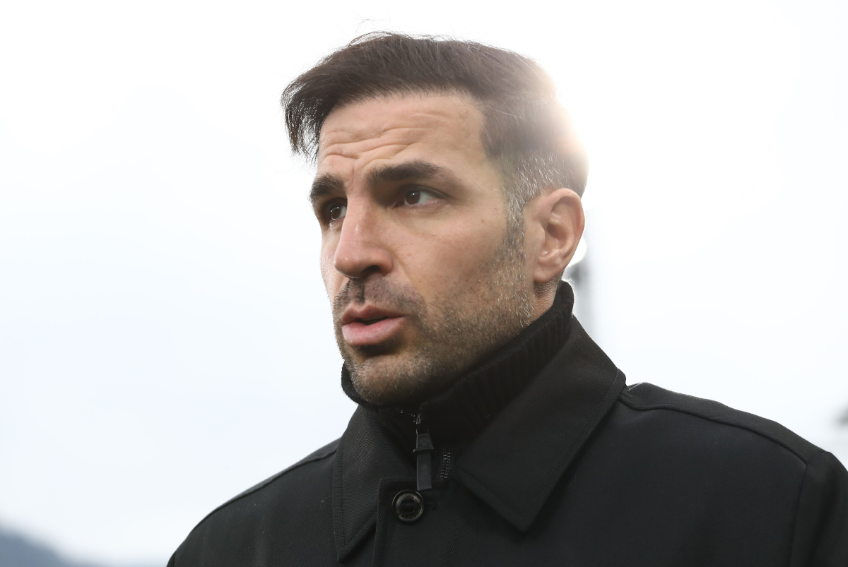 COMO, ITALY - JANUARY 24: Como 1907 coach Cesc Fabregas looks on during the Serie A match between Como 1907 and Torino FC at Giuseppe Sinigaglia Stadium on January 24, 2026 in Como, Italy. (Photo by Marco Luzzani/Getty Images)