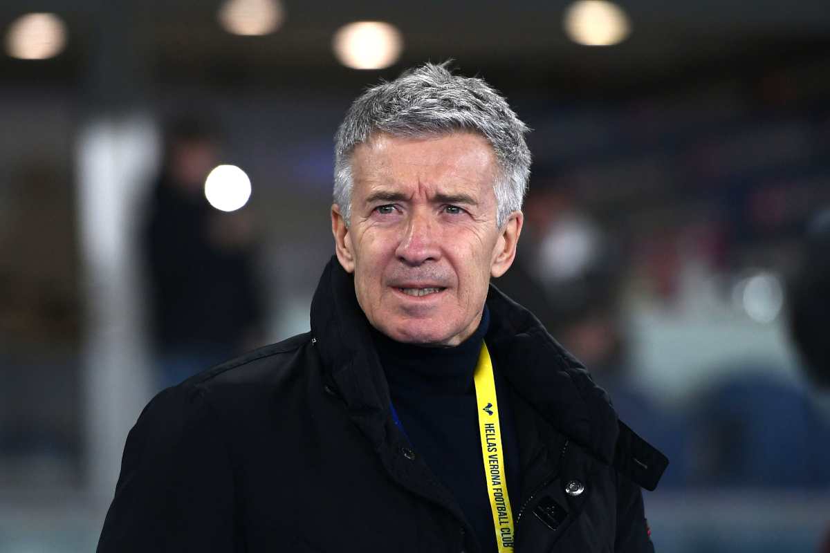 VERONA, ITALY - JANUARY 15: Claudio Fenucci, Chief Executive Officer of Bologna, looks on before the Serie A match between Hellas Verona FC and Bologna FC 1909 at Stadio Marcantonio Bentegodi on January 15, 2026 in Verona, Italy. (Photo by Alessandro Sabattini/Getty Images)