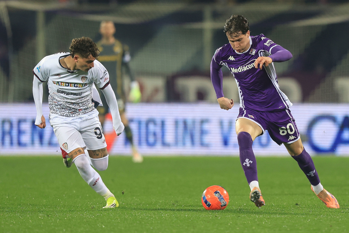 FLORENCE, ITALY - JANUARY 24: Giovanni Fabbian of ACF Fiorentina in action during the Serie A match between ACF Fiorentina and Cagliari Calcio at Artemio Franchi on January 24, 2026 in Florence, Italy. (Photo by Gabriele Maltinti/Getty Images)