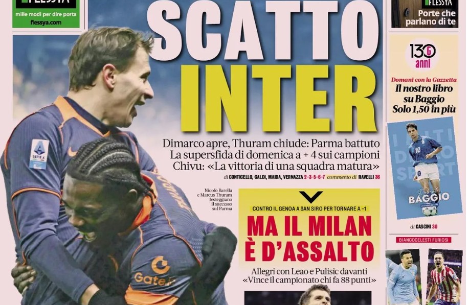 Today’s Papers – Inter’s sprint, Conte’s protest, Milan must reply