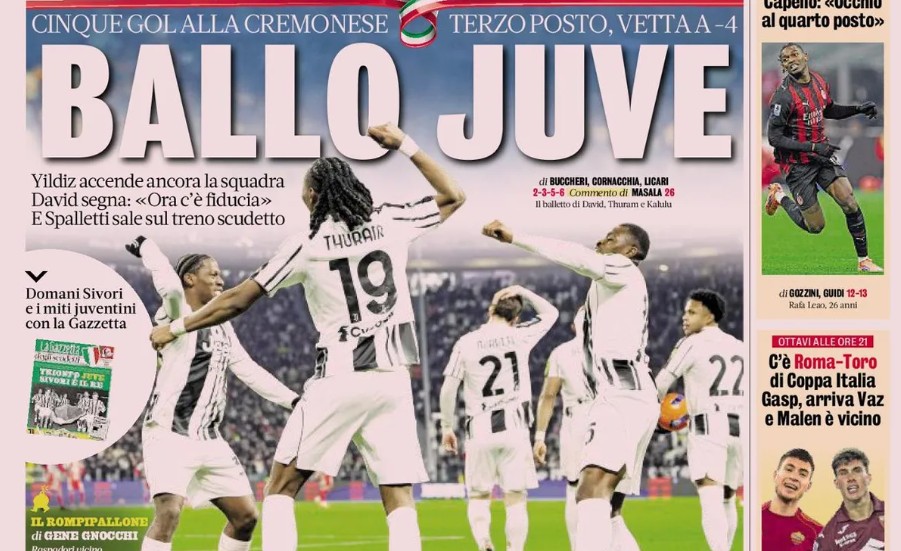 Today’s Papers – Juve dance, McTominay’s fairytale