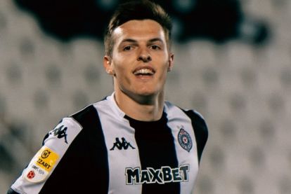 Partizan Belgrade striker Andrej Kostic (via IG andrejkostic_)