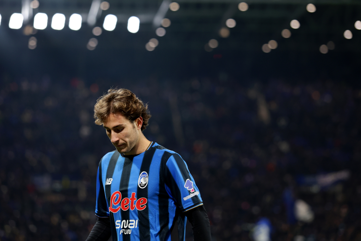 BERGAMO, ITALY - JANUARY 10: Lorenzo Bernasconi of Atalanta BC looks dejected during the Serie A match between Atalanta BC and Torino FC at Gewiss Stadium on January 10, 2026 in Bergamo, Italy. (Photo by Francesco Scaccianoce/Getty Images)