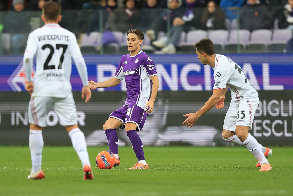 FLORENCE, ITALY - JANUARY 4: Nicolo' Fagioli of ACF Fiorentina in action during the Serie A match between ACF Fiorentina and US Cremonese at Artemio Franchi on January 4, 2026 in Florence, Italy. (Photo by Gabriele Maltinti/Getty Images)