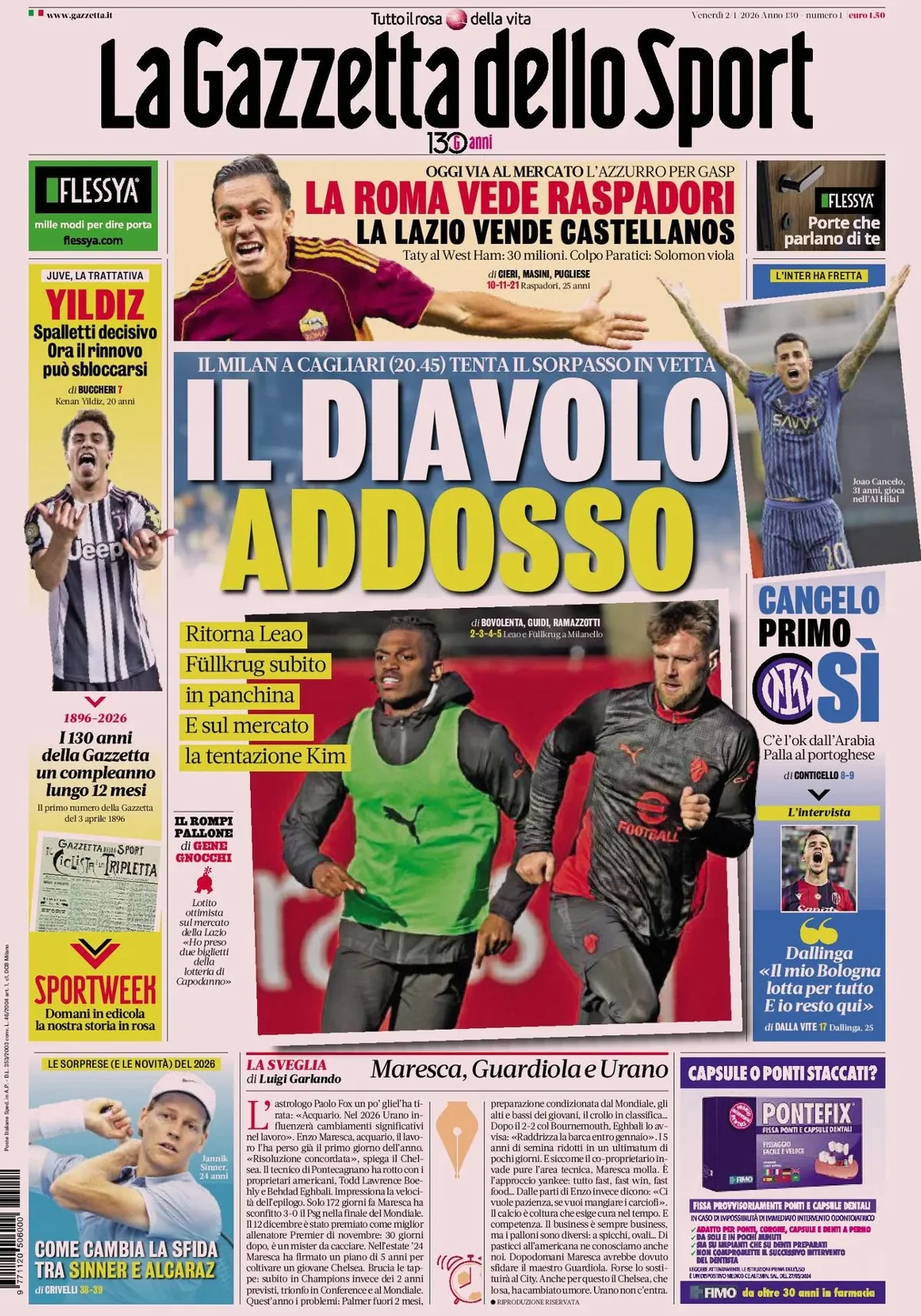 La Gazzetta 02/01