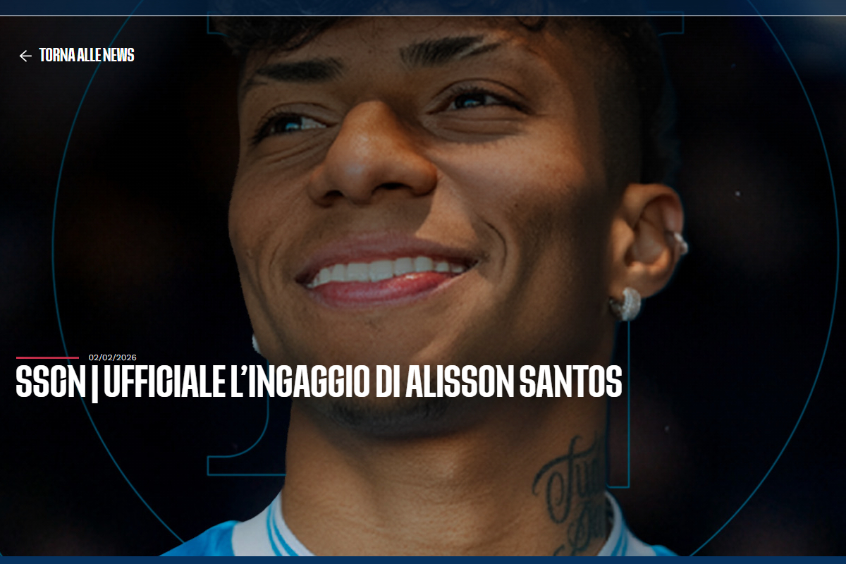 Official: Napoli sign Alisson Santos from Sporting CP