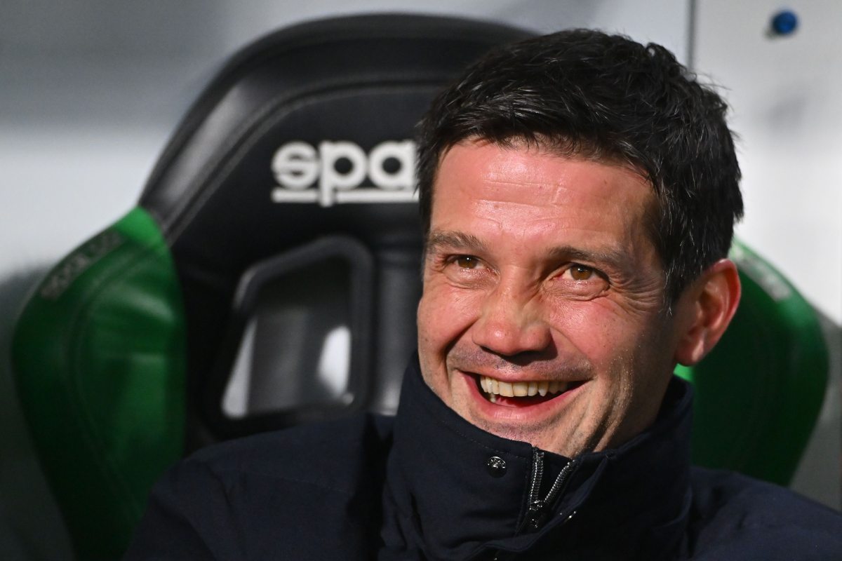 SASSUOLO, ITALY - FEBRUARY 08: Cristian Chivu head coach of FC Internazionale during the Serie A match between US Sassuolo Calcio and FC Internazionale at Mapei Stadium Citta del Tricolore on February 08, 2026 in Sassuolo, Italy. (Photo by Alessandro Sabattini/Getty Images)